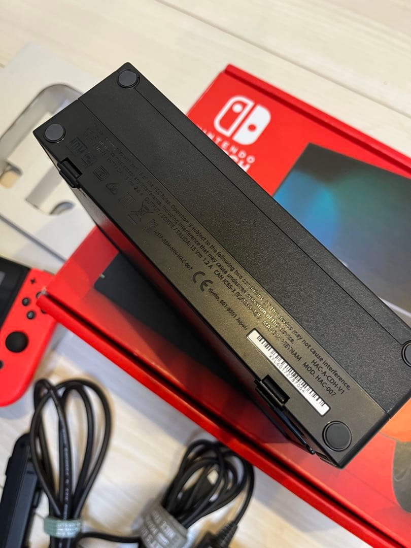 去年購入数回使用美品！Nintendo Switch箱付き本体