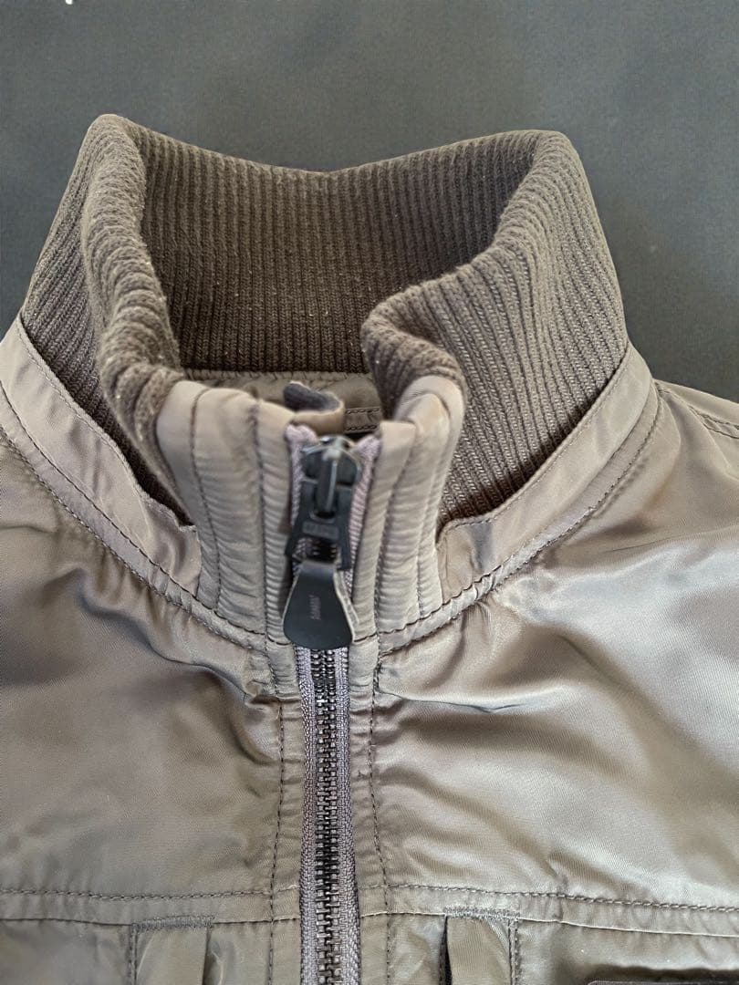 ALPHA INDUSTRIES フーデットリブ フライトジャケット MA-1