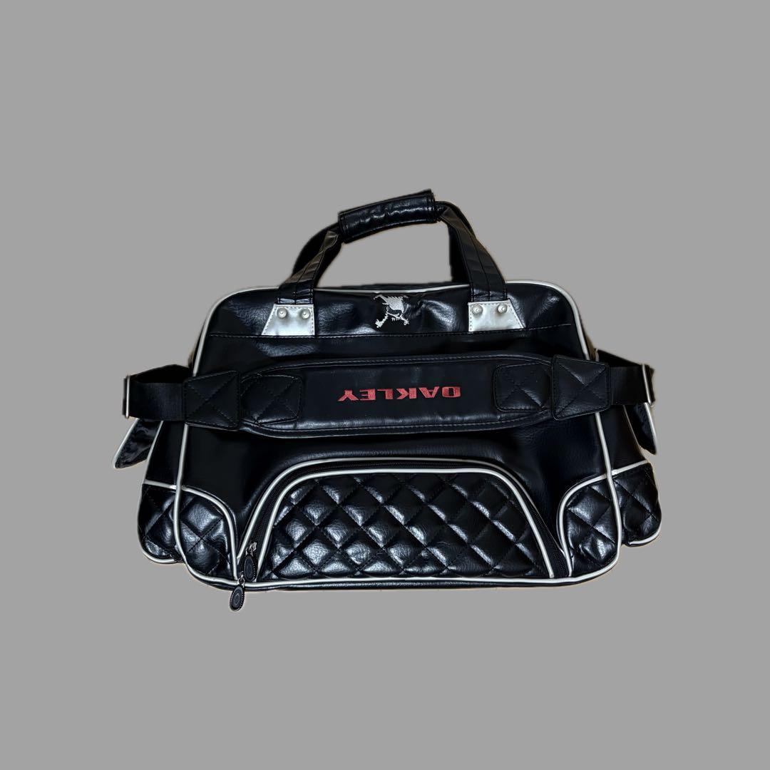 激レア　Oakley Archive レザーボストンバッグ　グランジ　y2k