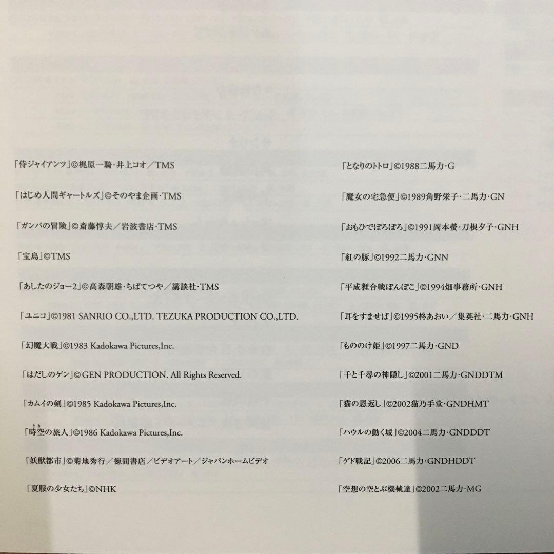 ★新品★ ジブリの絵職人　男鹿和雄展　図録