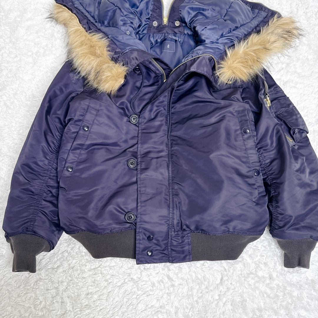 美品✨ EDIFICE エディフィス N2-B ミニタリー ジャケット ネイビー