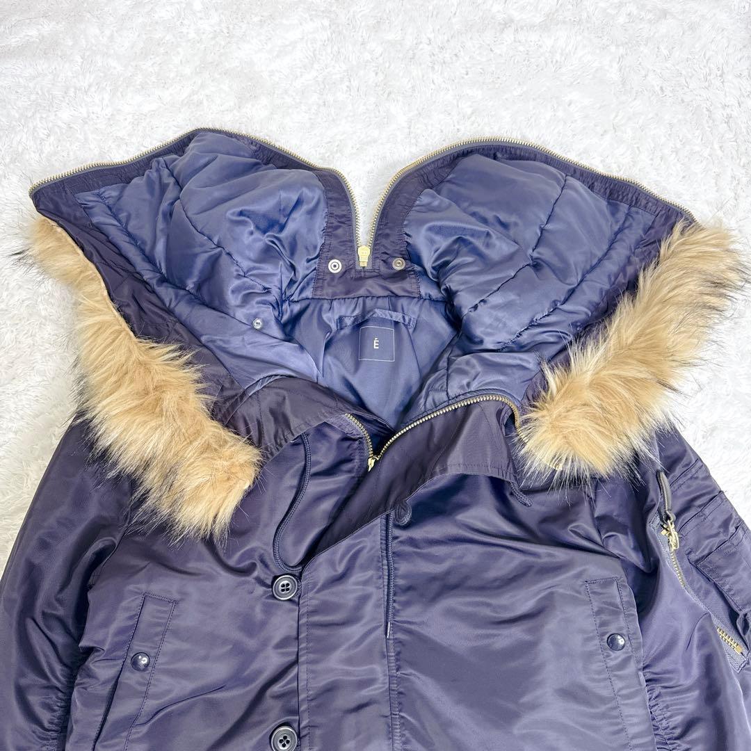 美品✨ EDIFICE エディフィス N2-B ミニタリー ジャケット ネイビー