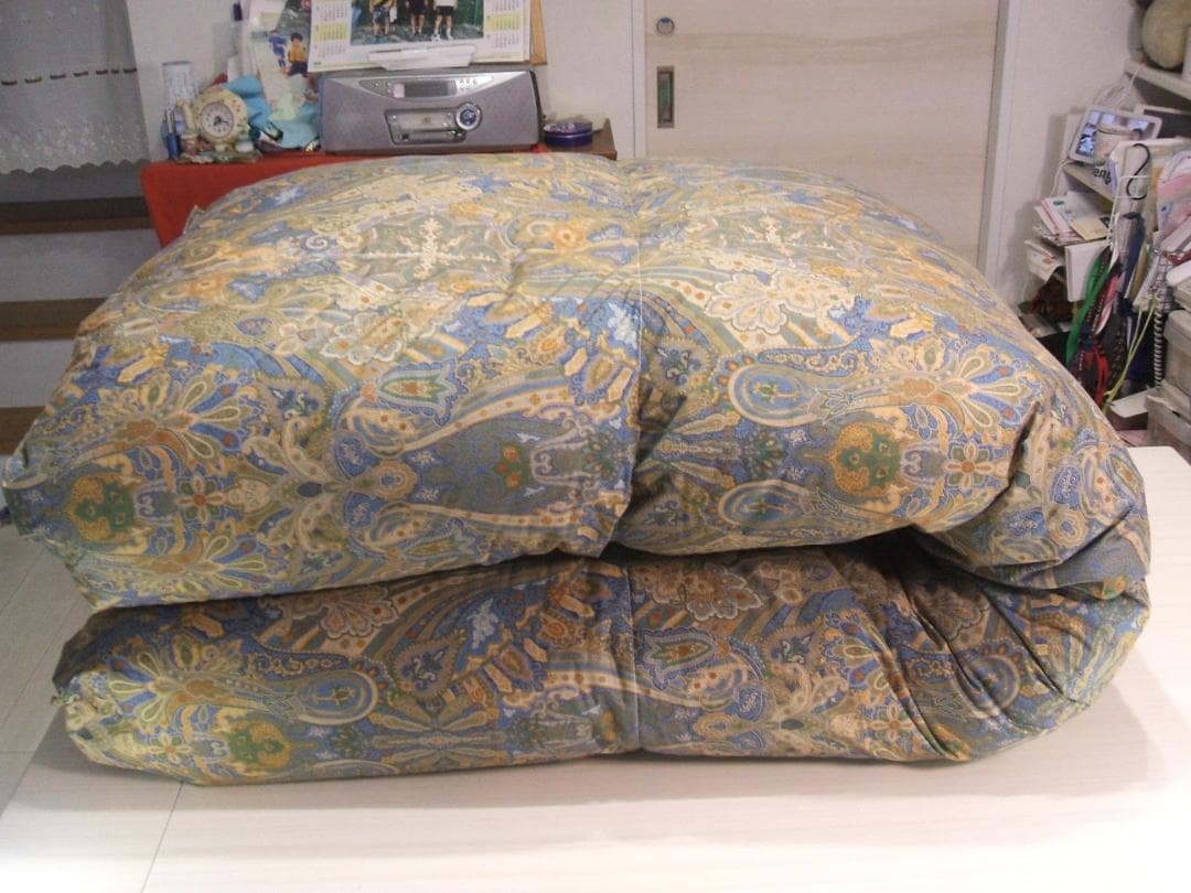 チョコさま六つ星ブラック ＊フランス産９５％＊１，２増量＊二層式高級羽毛布団ＳＢ