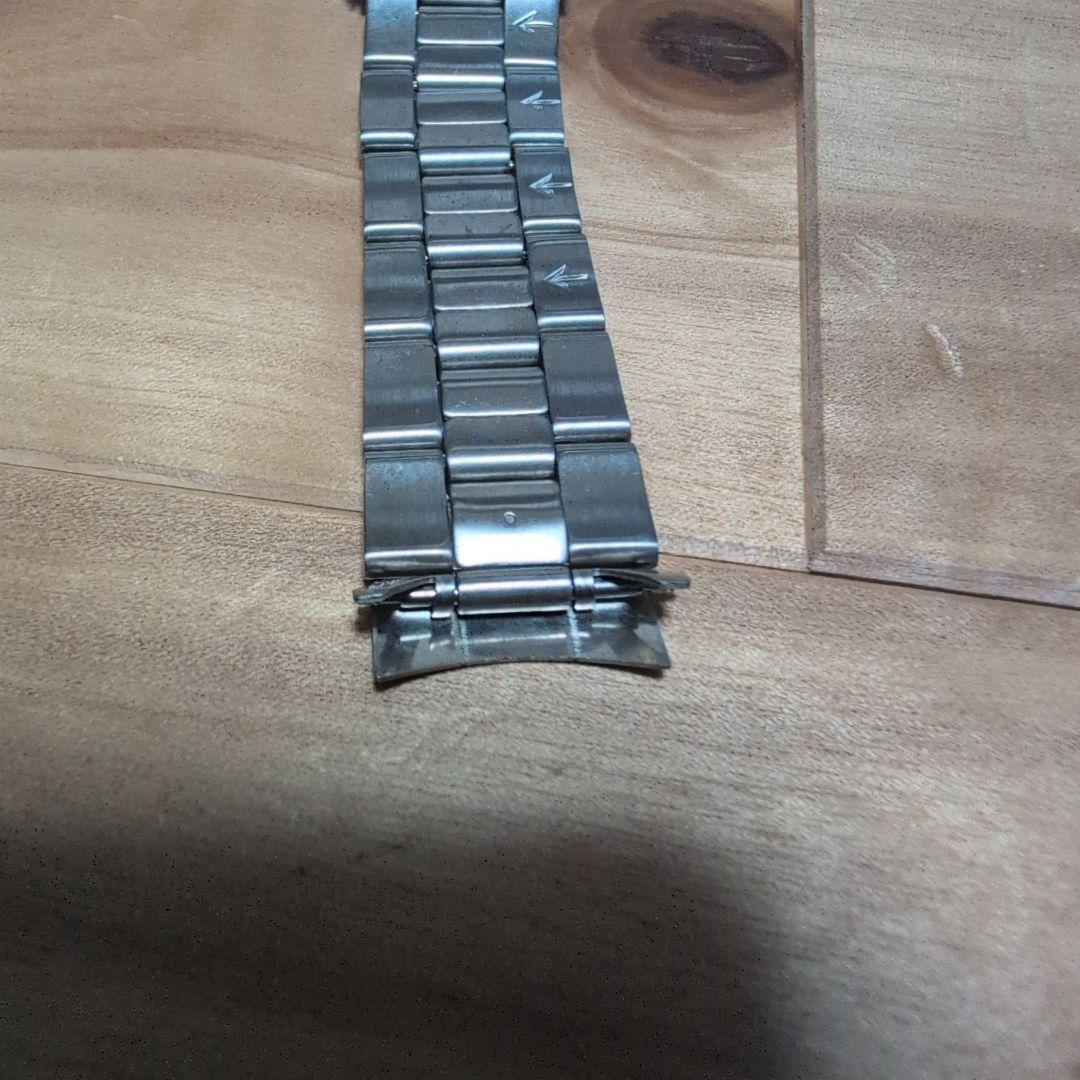 【未使用】SEIKO 時計バンド 20mm ステンレスブレス 海外モデル