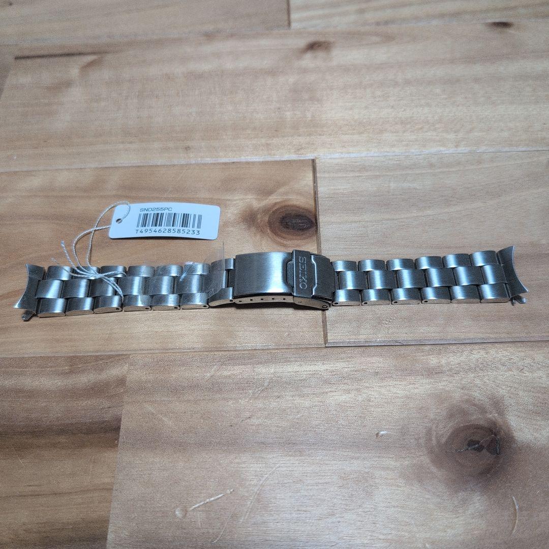 【未使用】SEIKO 時計バンド 20mm ステンレスブレス 海外モデル