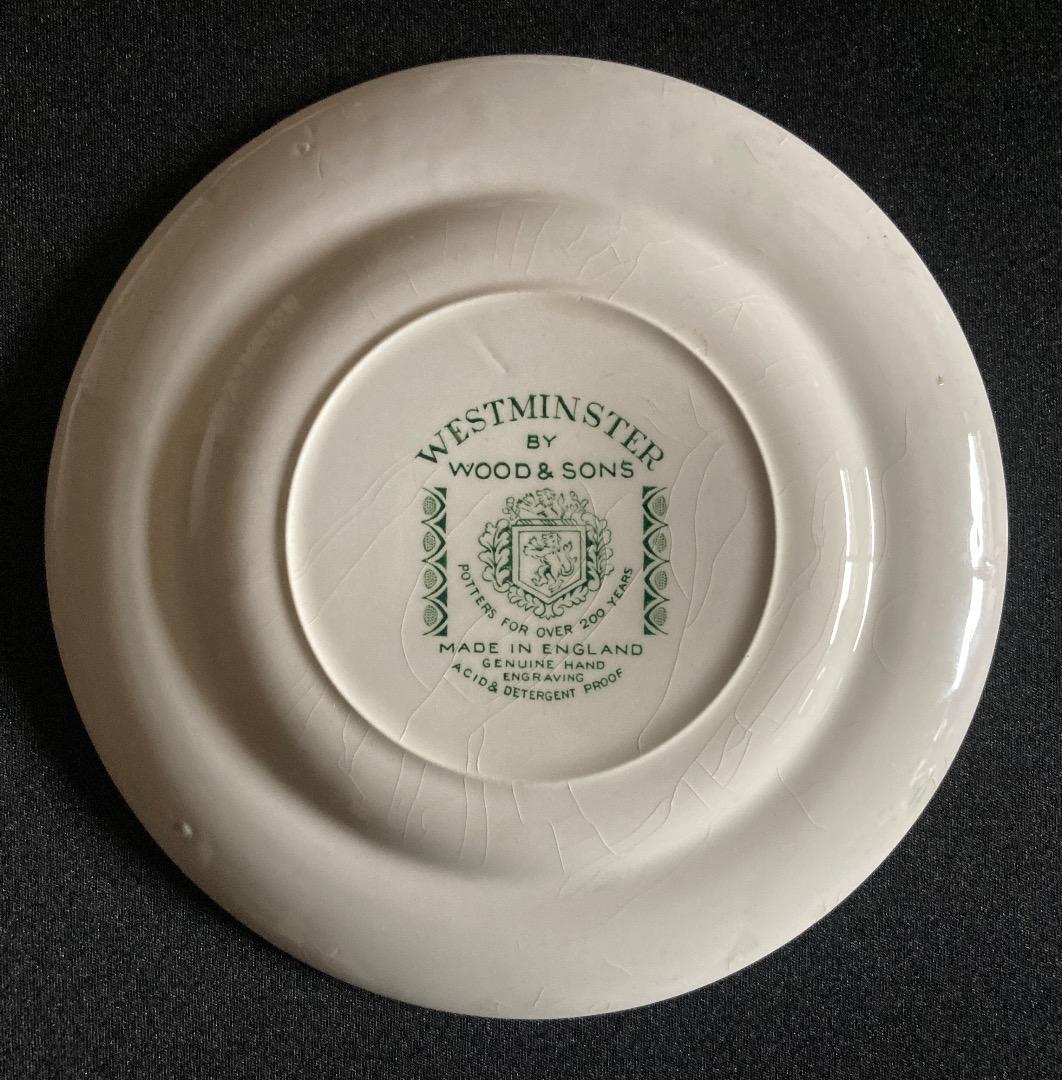 708『WOOD&SONS ウェストミンスター・シリーズ ディナー皿5枚セット』