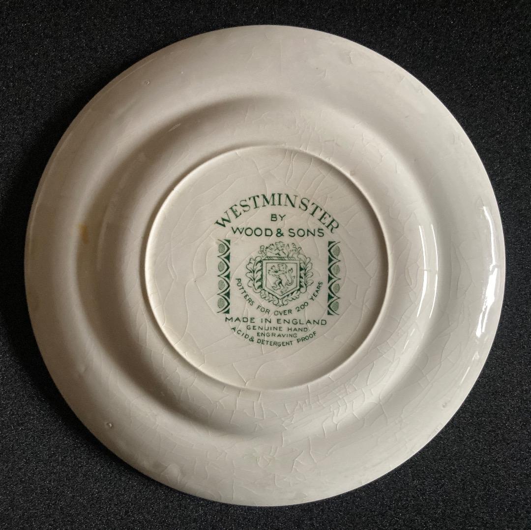 708『WOOD&SONS ウェストミンスター・シリーズ ディナー皿5枚セット』