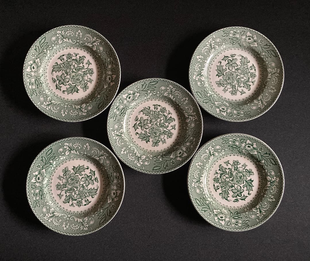 708『WOOD&SONS ウェストミンスター・シリーズ ディナー皿5枚セット』