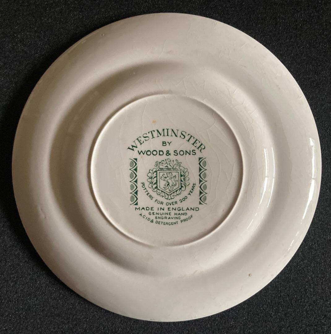 708『WOOD&SONS ウェストミンスター・シリーズ ディナー皿5枚セット』