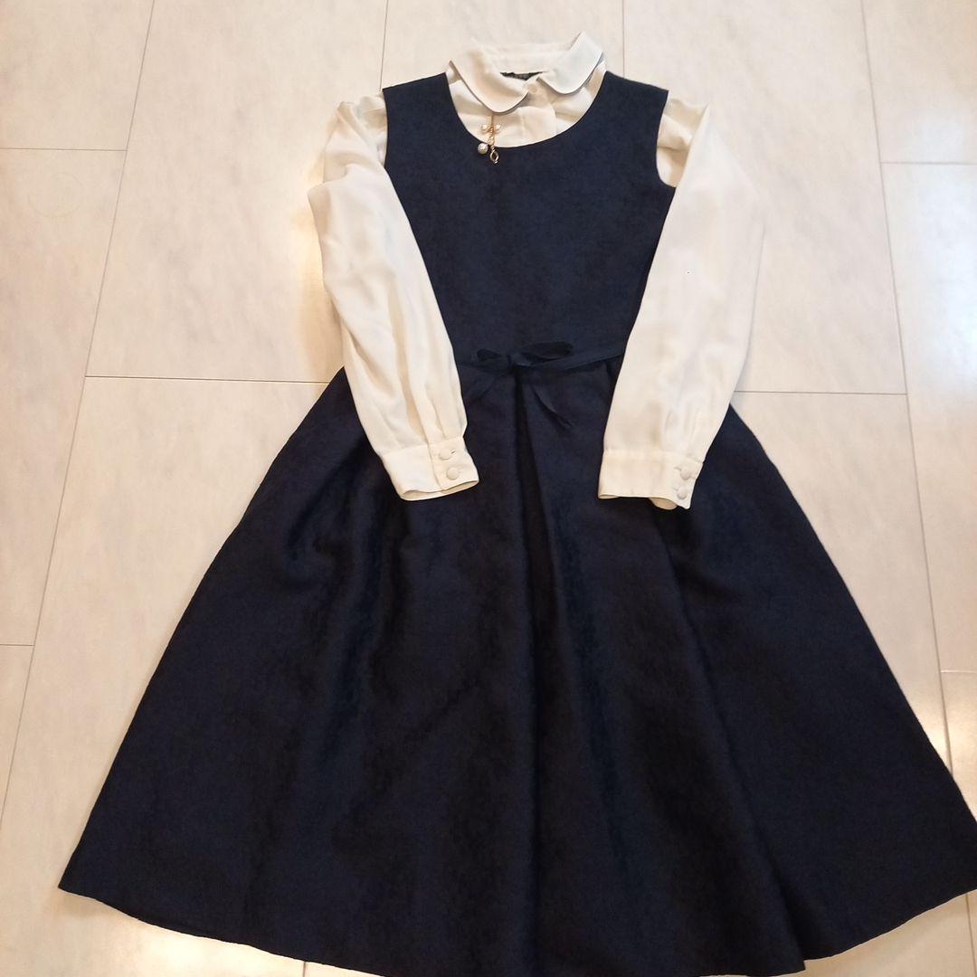 pom ponetteフォーマルワンピース　ニットジャケット