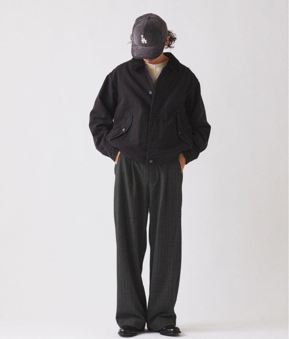 JOURNAL STANDARD ヒールカット ルーズストライプスラックス