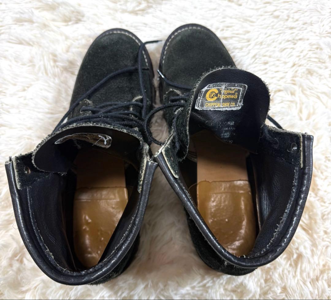 CHIPPEWA チペア スエード 26cm 黒