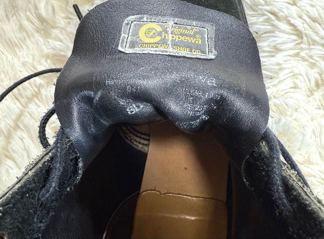 CHIPPEWA チペア スエード 26cm 黒