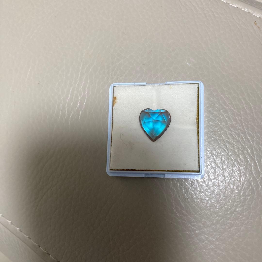 サフィレット ルース　ハート型　アンティーク　ヴィンテージ