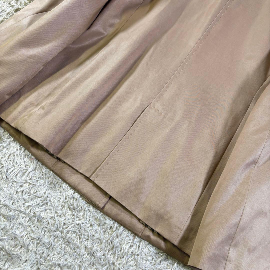 美品　バーバリーロンドン　ノバチェック　シルク　コットン　ジャケット　38