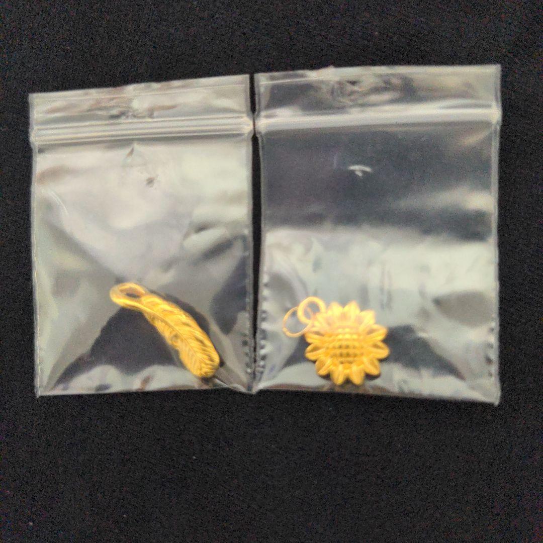 maI.レレレ販売 純金ペンダントトップ2点