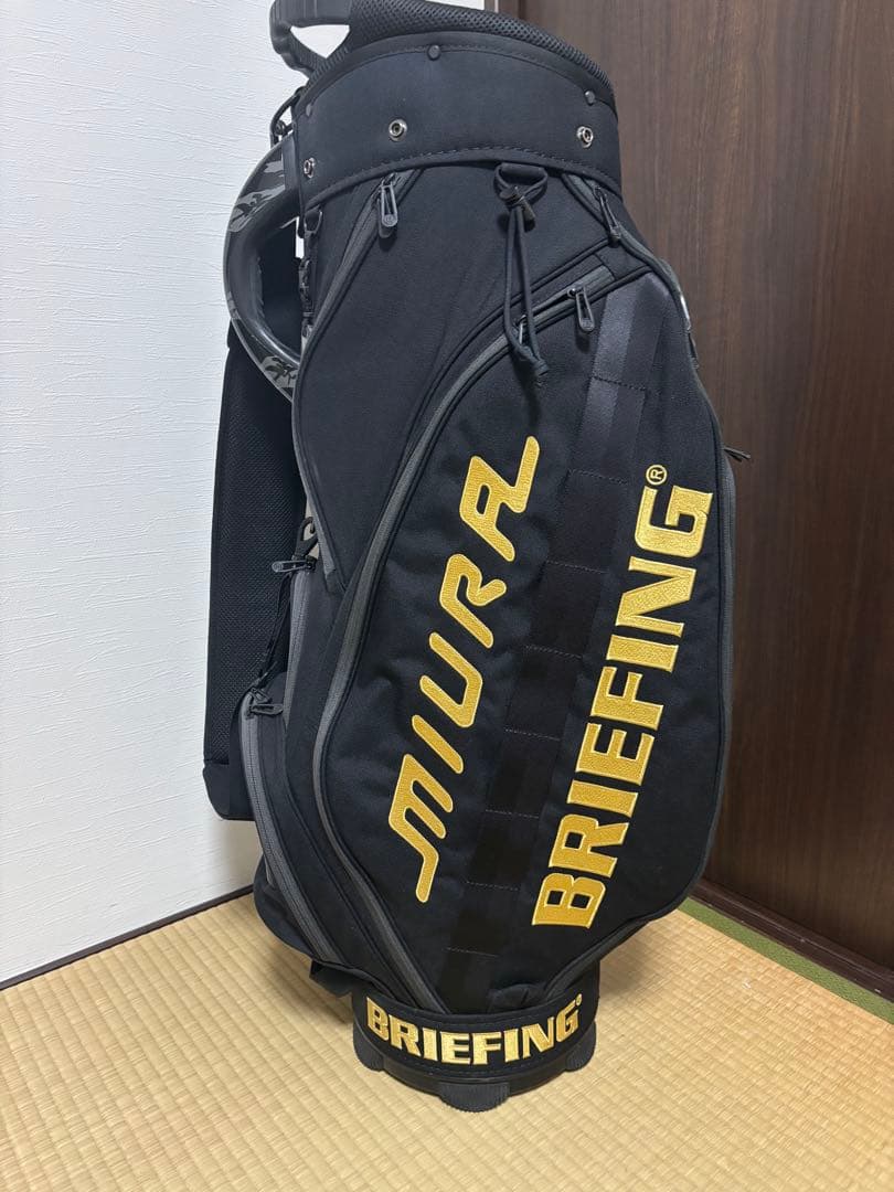 希少　ブリーフィング　三浦技研　キャディバッグ　コラボ　ゴルフバッグ　CR-05
