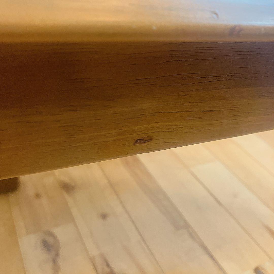 karimoku カリモク　変形　テーブル　半円　ローテーブル　3本脚