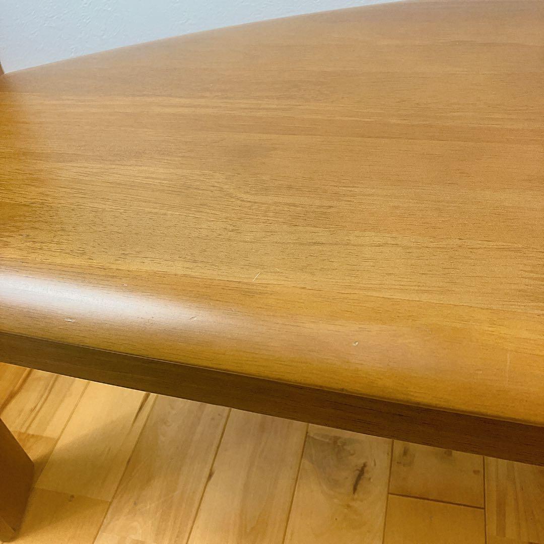 karimoku カリモク　変形　テーブル　半円　ローテーブル　3本脚