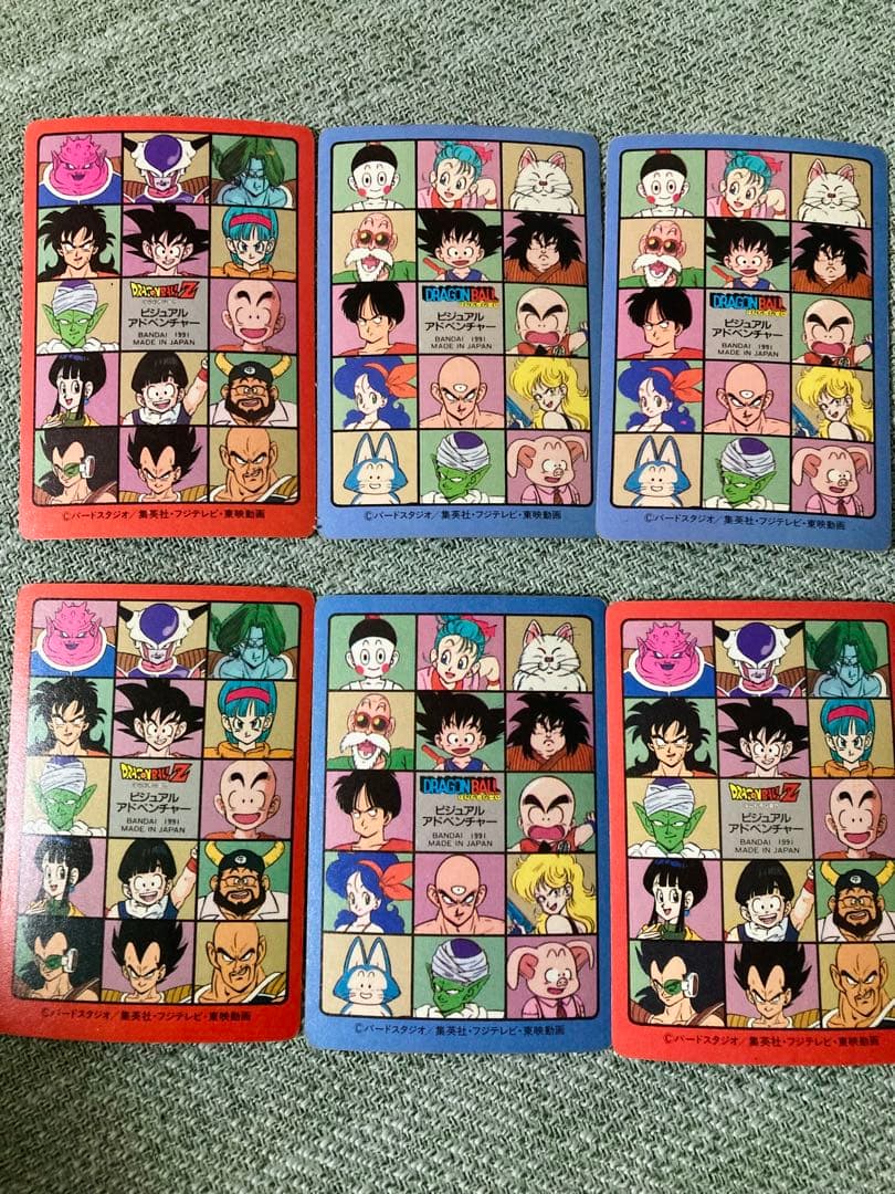 【激レア当時物】ドラゴンボール ビジュアルアドベンチャー 初期キラ 6枚セット