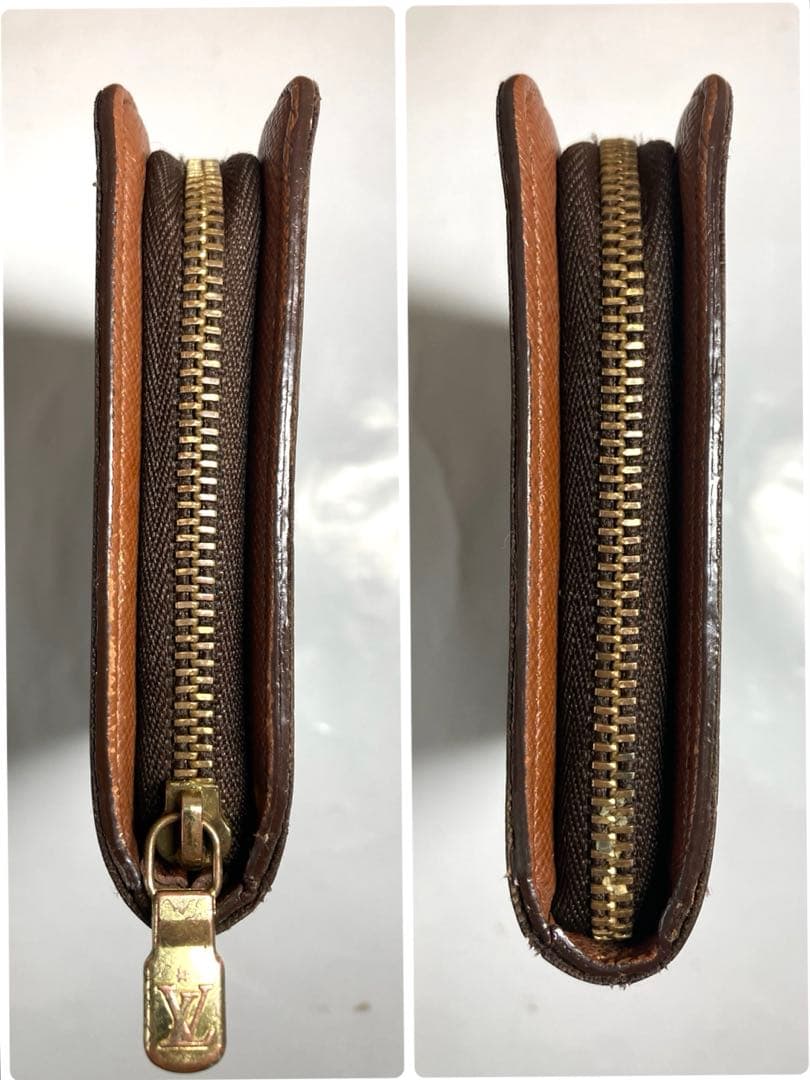 ルイヴィトン　モノグラム　ポルトモネ　ジップ　ラウンドファスナー　長財布