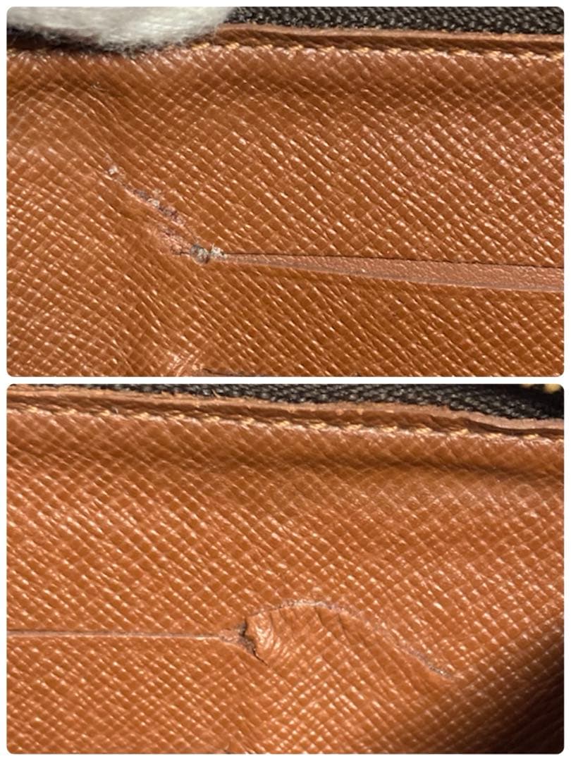 ルイヴィトン　モノグラム　ポルトモネ　ジップ　ラウンドファスナー　長財布