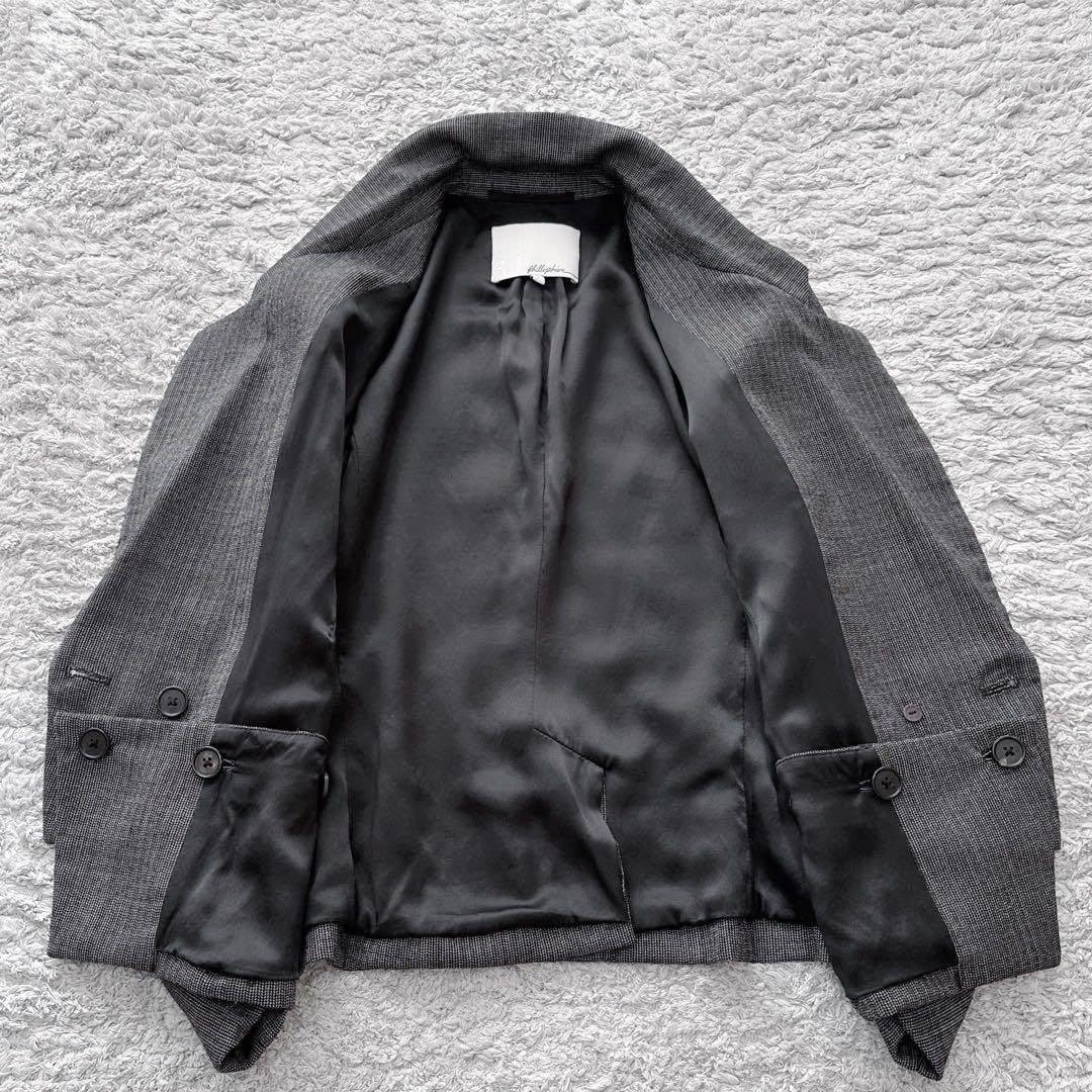 3.1 Phillip Lim【ヘリンボーン柄／レイヤード】テーラードジャケット