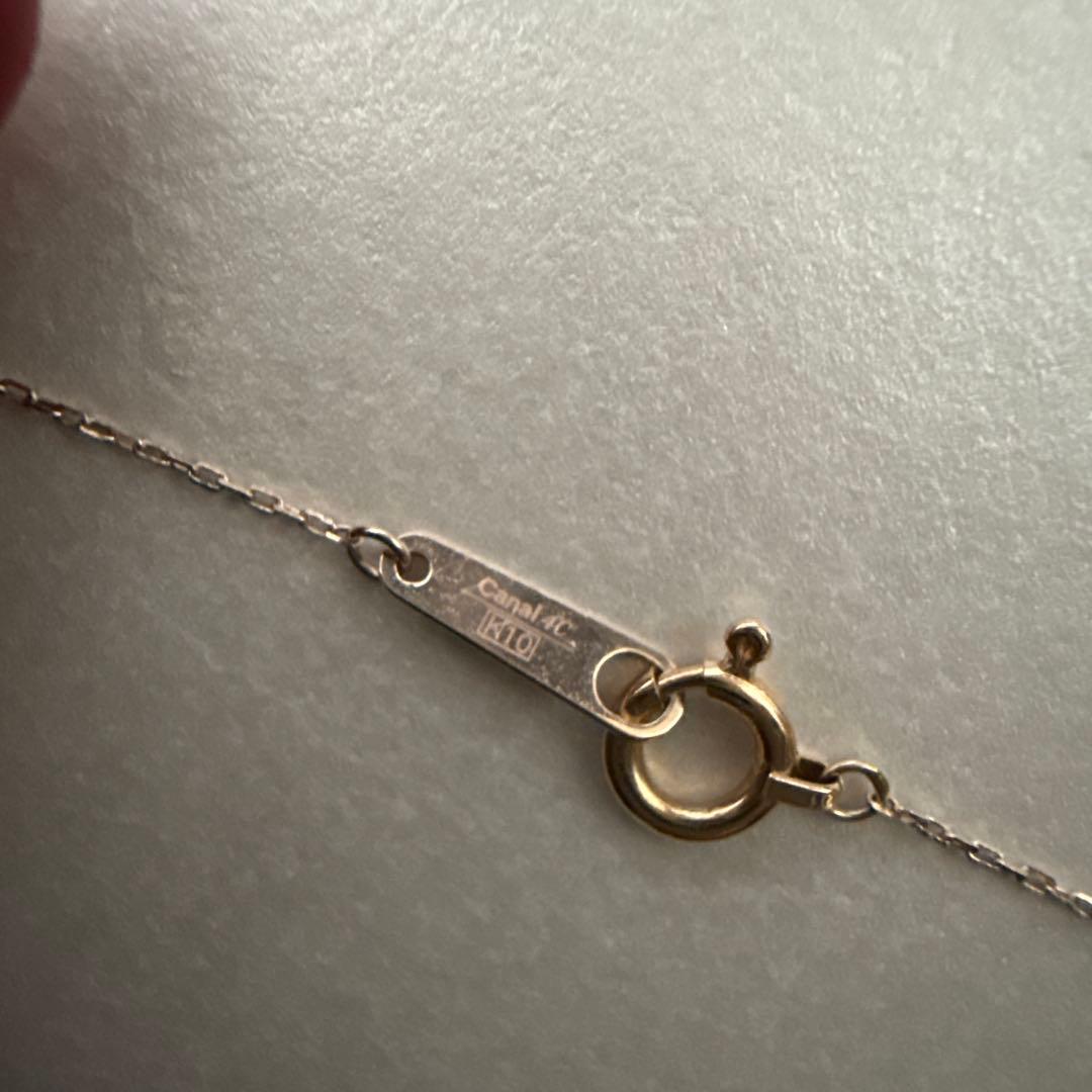 canal 4°c ネックレス ピンクゴールド