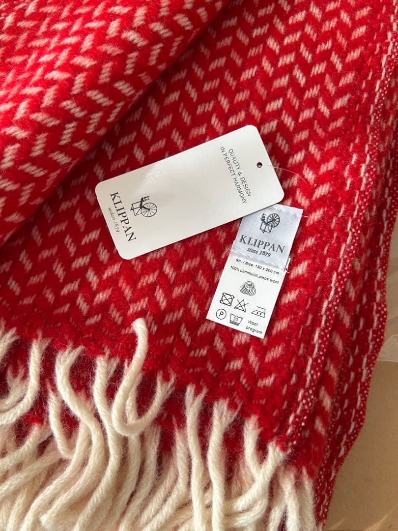 クリッパン KLIPPAN ウール スローケット ポルカ