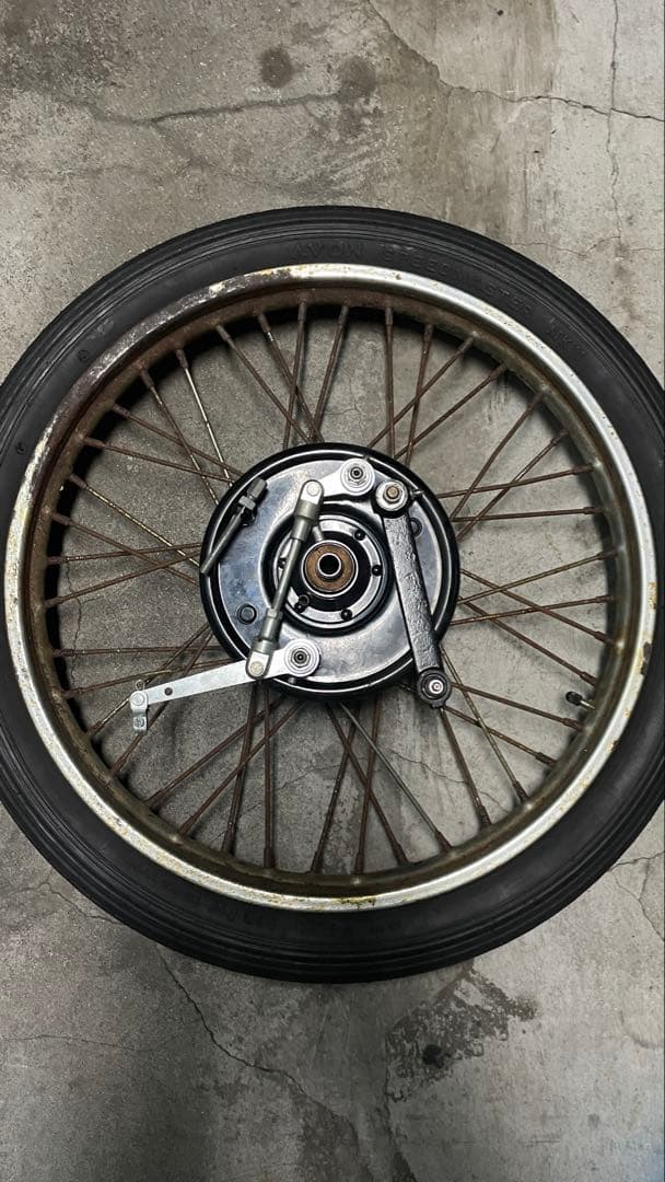 マ*ダ様 21インチスターハブホイール/タイヤ/ショベル・パン・ナックルヘッド