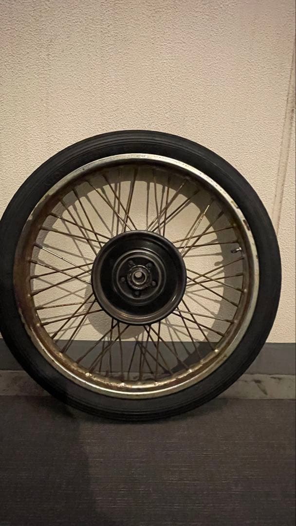 マ*ダ様 21インチスターハブホイール/タイヤ/ショベル・パン・ナックルヘッド