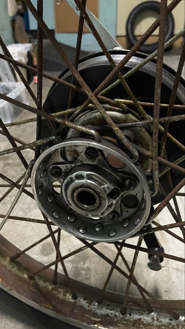 マ*ダ様 21インチスターハブホイール/タイヤ/ショベル・パン・ナックルヘッド