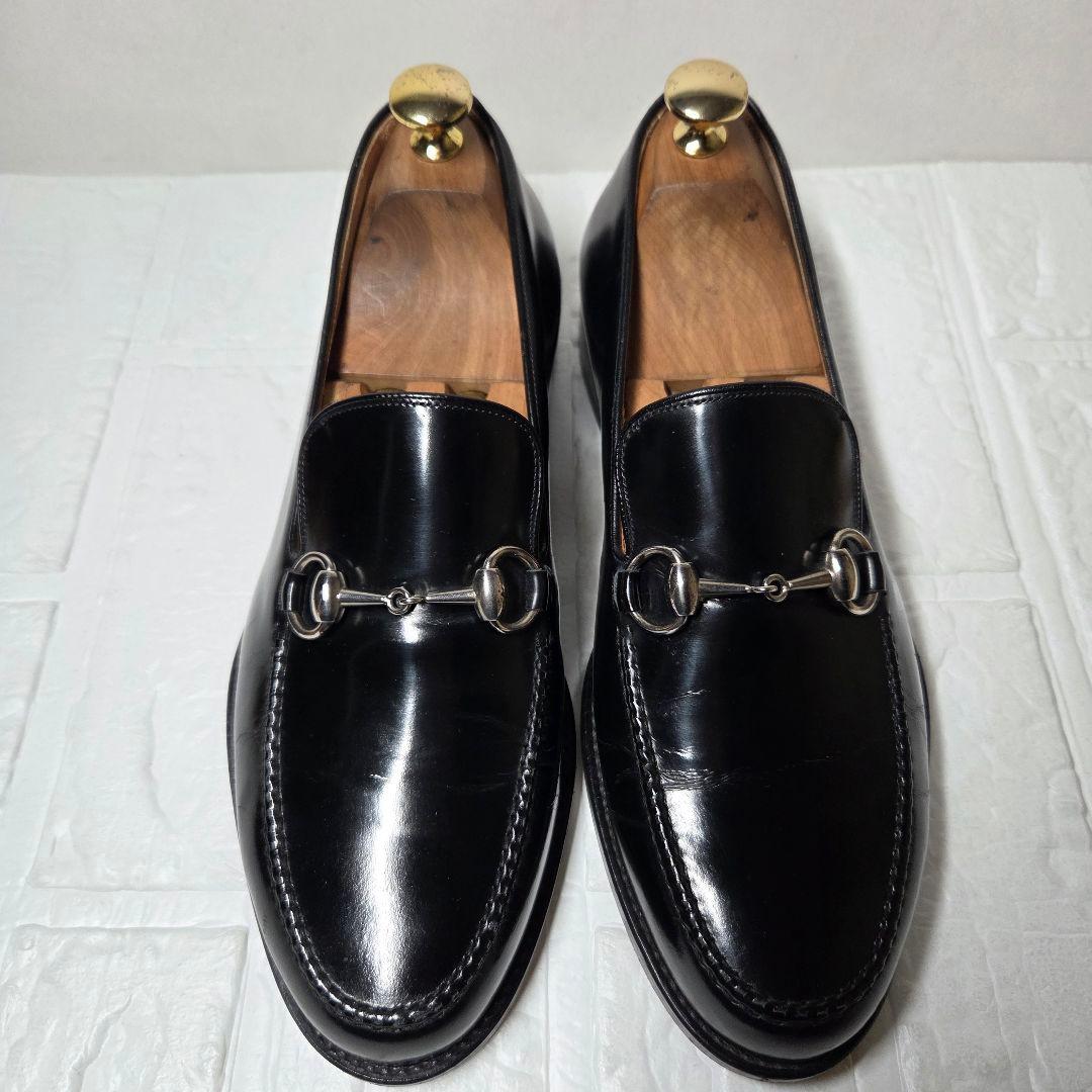 GUCCI ホースビットローファー ヨルダーン 7.5D(26cm) ブラック