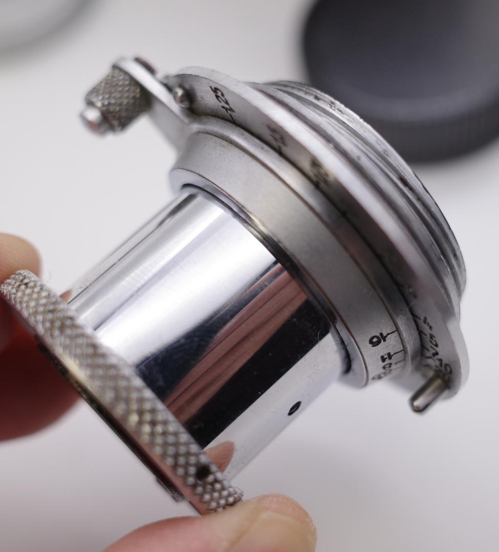 14　希少　沈胴式オールドレンズ FED 50　L39 純正ケース付