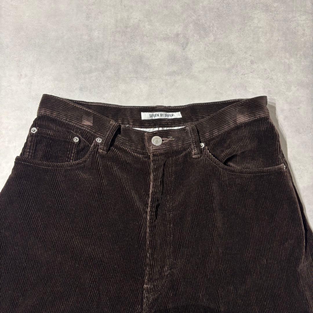 S*a様 sevenbysevenセブンバイセブン コーデュロイパンツ ブラウン
