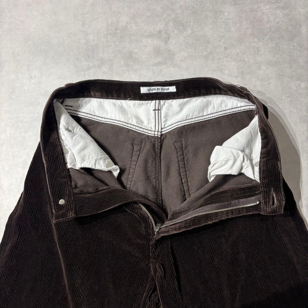 S*a様 sevenbysevenセブンバイセブン コーデュロイパンツ ブラウン
