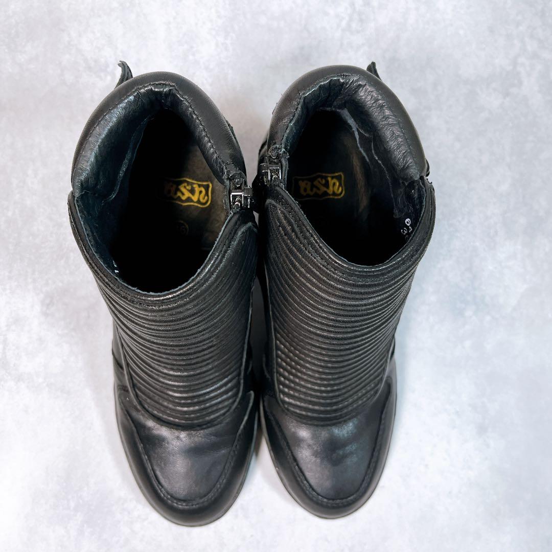 美品【ash アッシュ】レザースニーカー (36) ウェッジソール　インヒール