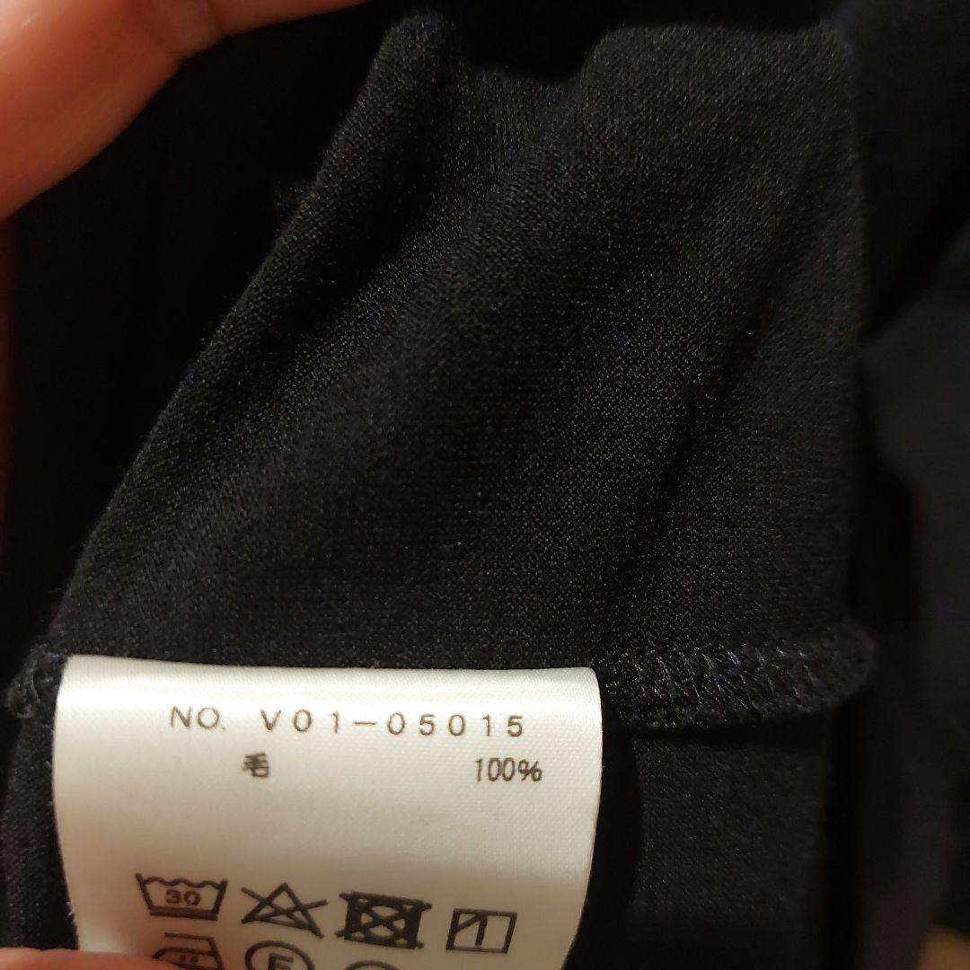 comoli ウール天竺　ノースリーブ　ネイビー　2