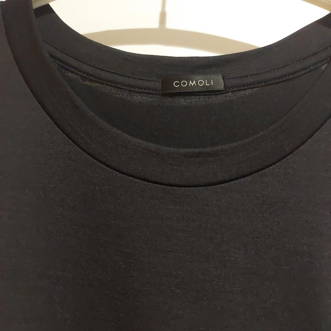 comoli ウール天竺　ノースリーブ　ネイビー　2