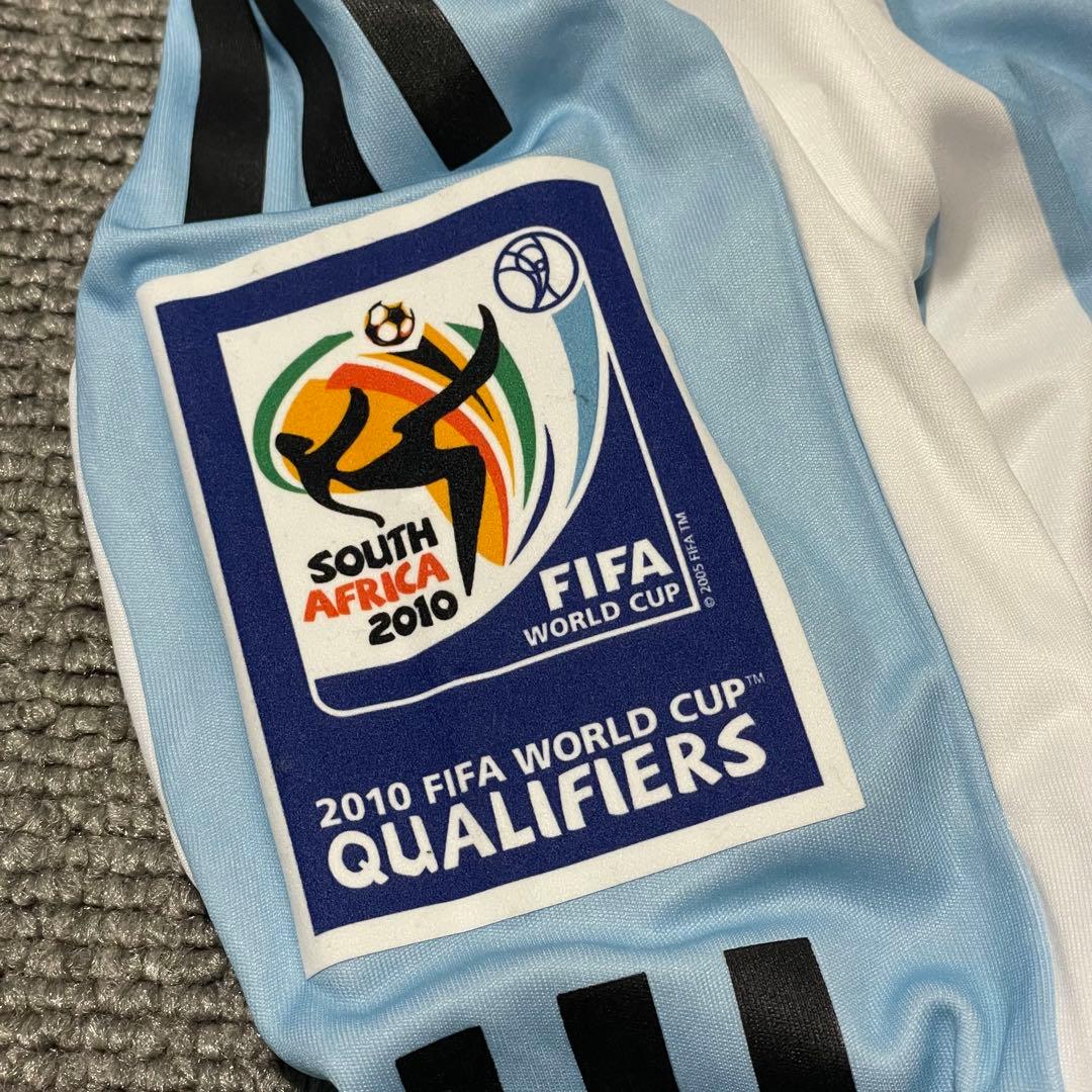 08'アルゼンチン代表ユニフォーム ホーム長袖 #6エインセW杯南米予選支給品