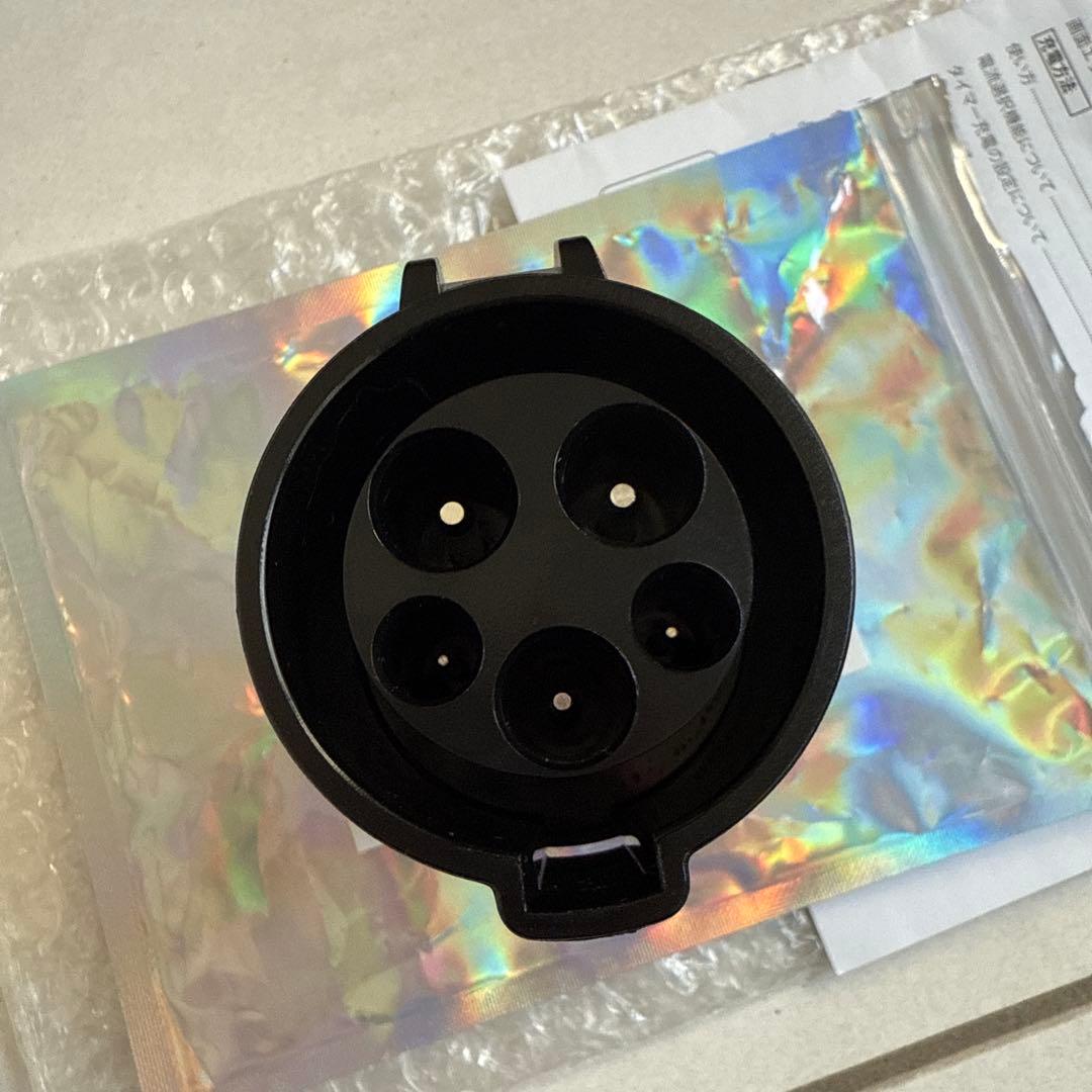 Qkcabo 100V電気自動車充電ケーブルSAE J1772とテスラアダプタ