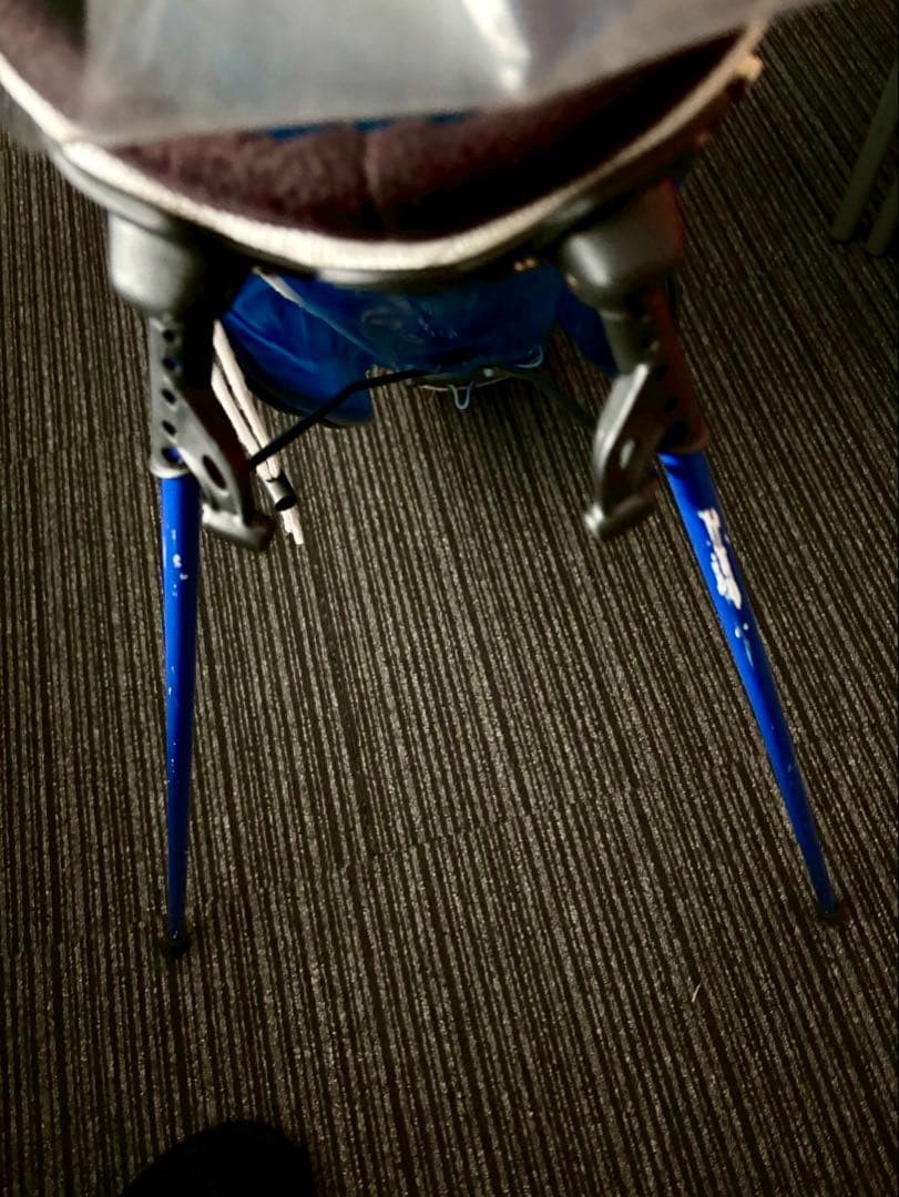 213vege MARINE ゴルフバッグ 青 ヘッドカバー付き