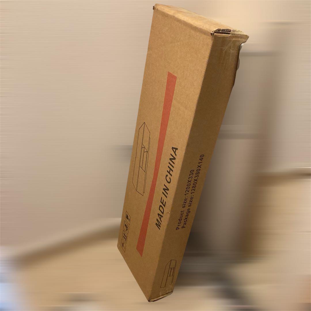 80【新品】テレビ台 テレビボード 40型対応　大理石調　引出収納　ホワイト