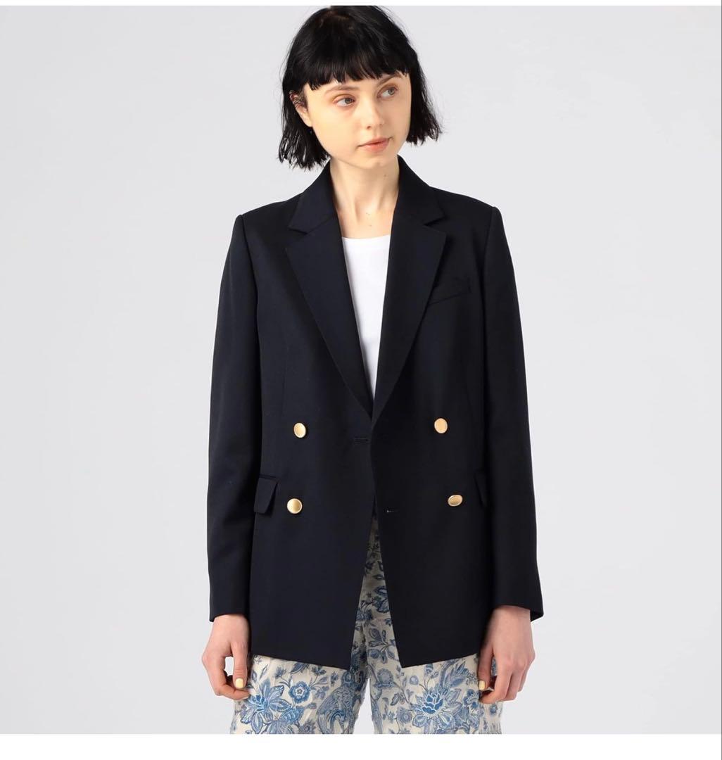 【最終価格】マカフィー　ネイビーブレザー　34