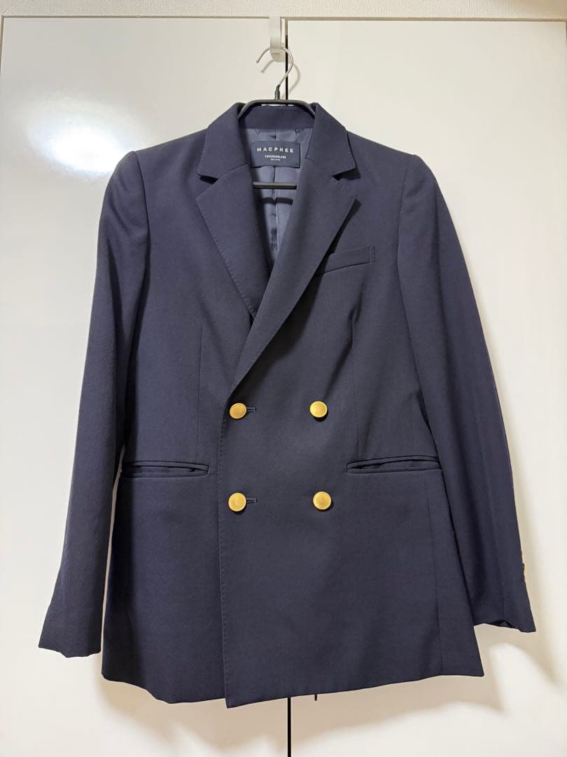 【最終価格】マカフィー　ネイビーブレザー　34