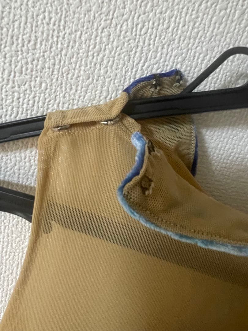 バトントワリング　ダンス　バレエ　衣装　青　M、Lサイズ