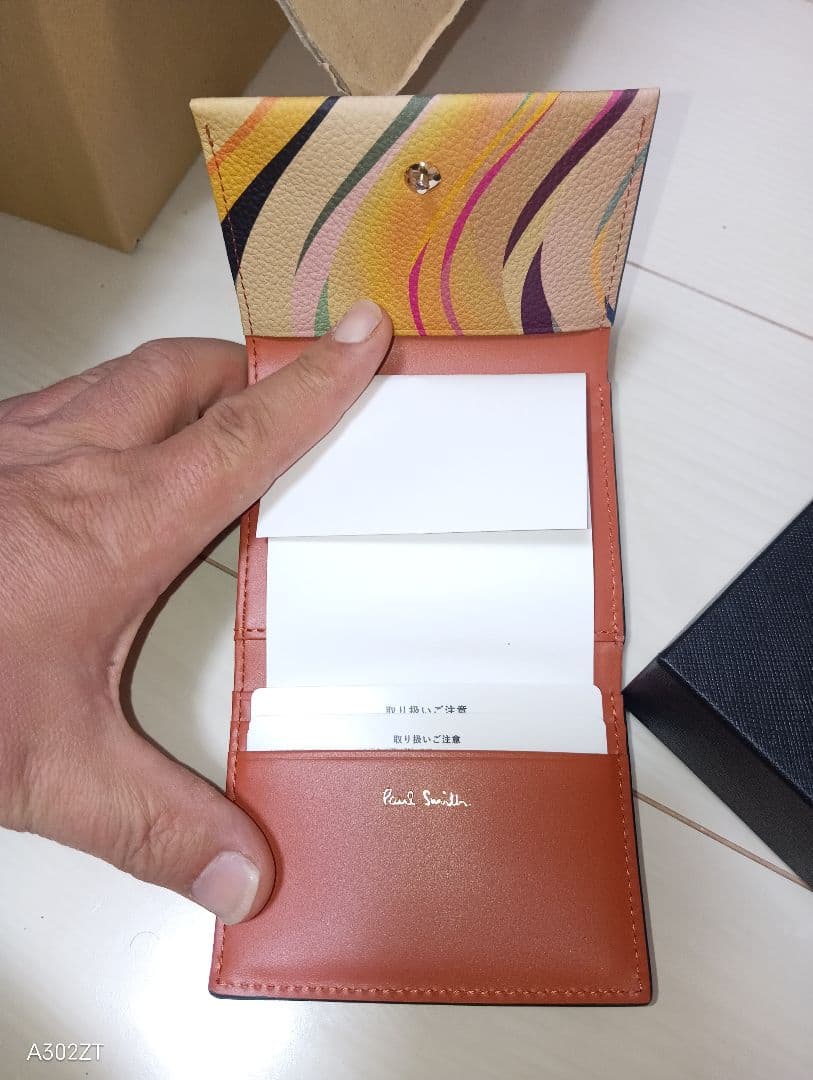 Paul Smith グリーン 二つ折り財布ユニセックス定価28600円