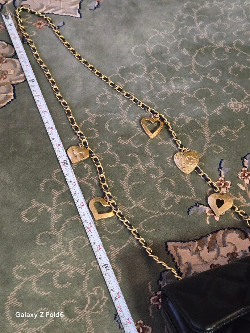 Chanel シャネル ビューティー ノベルティ ハートチャーム チェーン