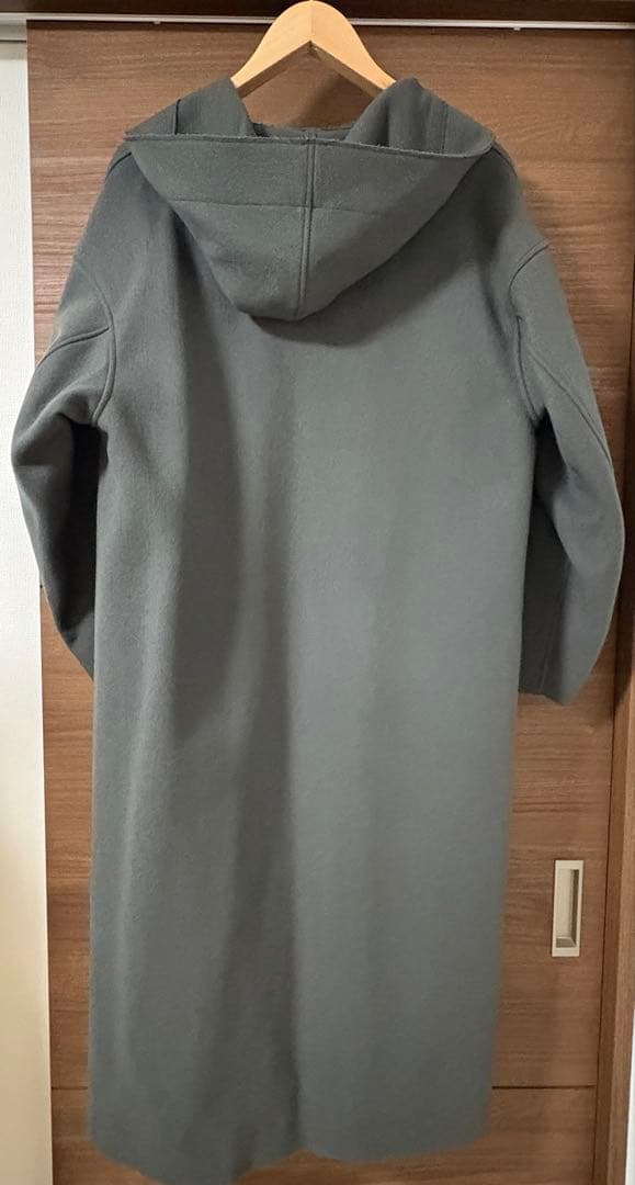 ハイク　HYKE melton hooded work coat