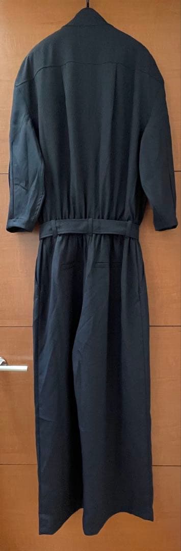 【未使用】meri ミーリー Vネック オールインワン ネイビー